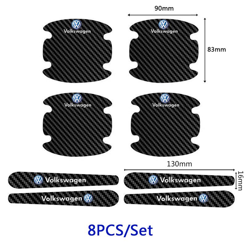 Neuer PU-Türgriffschalen-Kollisionsschutz-Aufkleber Für Volkswagen GTI Polo Golf Passat Tiguan Arteon Touareg CC