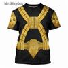 Darth Vader Cosplay Kostüm T-Shirt 3D Vollständig bedruckt Herren T-Shirt Neue Mode Kurzarm