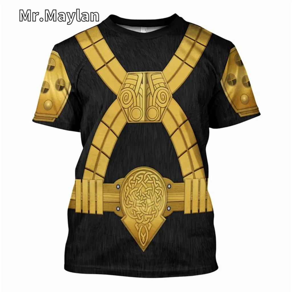 Darth Vader Cosplay Kostüm T-Shirt 3D Vollständig bedruckt Herren T-Shirt Neue Mode Kurzarm