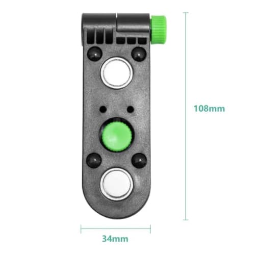 Deepa Ribusu Magnetic Clamp for Laser Levels, 1/4" Holder, Laser Clamp, DIY Custom Replacement, Genuine Compatible