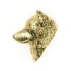 22ct Art Dog Pin Badge Collection Samoyed, British-made, Gold-plated