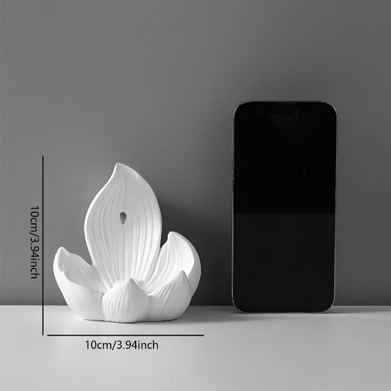 1 ud. Quemador de Conos de Incienso con Forma de Loto, Artículo Multiusos para Decoración del Hogar Adecuado para Yoga y Meditación
