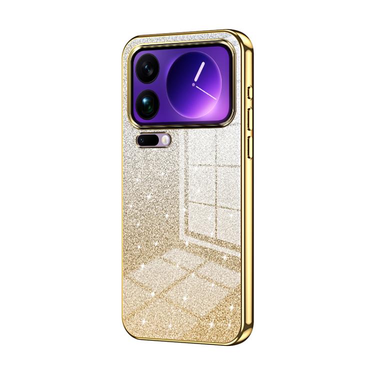 Gradient Glitter Powder Electroplated Phone Case
