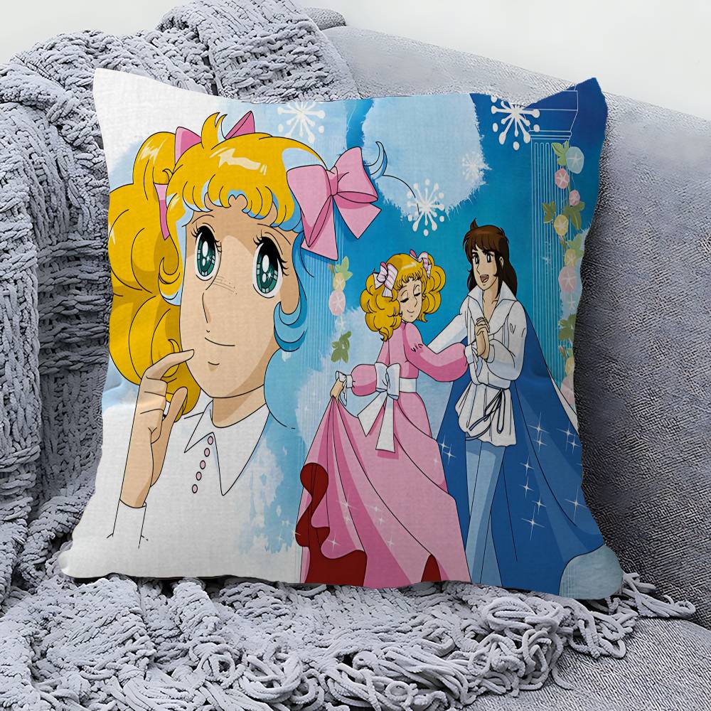 Classic Anime C-Candy C-Candy Pillow Cushion Cover Pillowcase Living Room Sofa Home Decor Customized
