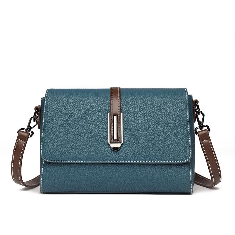 Malá crossbody kabelka vak Hlavní 100% pravá kůže Dámská taška přes rameno Jednobarevná Clutch Dámské tašky pro rok 2023