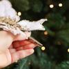 Sequins Artificial Butterfly Clip Simulated Christmas Tree Decoration  Home Party