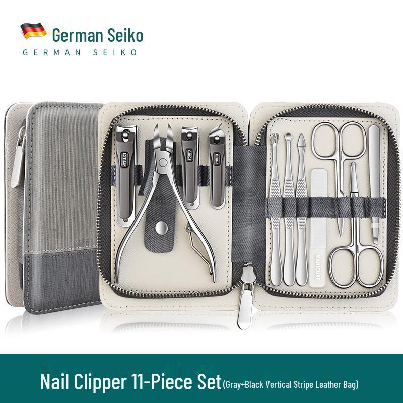 Professionelles Maniküre-Geschenkset: Nagelknipser, Eingewachsene Nagelknipser, Nagelscheren & Werkzeuge