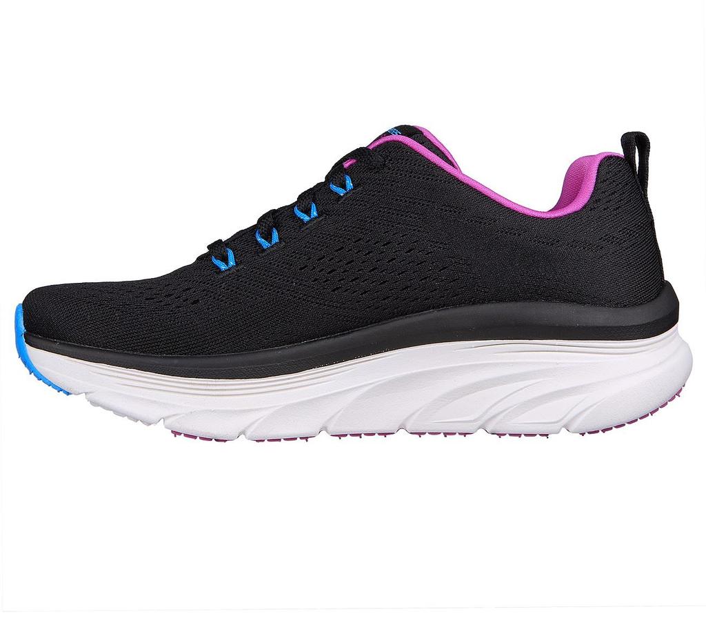 Sneakers Skechers Schwarz und Fuchsia Dlux Walker Fresh Finesse
