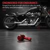 Wysokowydajny aluminiowy zawór CNC 11,3 mm 90 stopni do opony motocyklowej Zoptymalizowane utrzymywanie powietrza i wsparcie