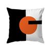 1Pc European Style Orange Stripe Cushion Covers Polyester Pillow Cover For Music Day Sofa Chair Bed Car Party Table Decoration