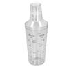 Cocktail Shaker Transparent Drop Resistant Wine Mixer Shaker with Scale for Bar Restaurant Party 530ML