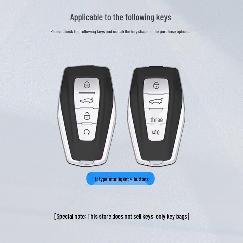 Proton Car Key Covers: Premium Zinc Alloy Case for X50 & X70, Men's & Women's Styles