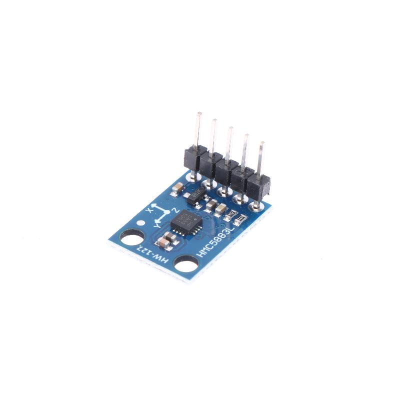 Gy-273 Qmc5883L Three-Axis Magnetic Field Sensor 3V-5V Electronic Compass Magnetometer Sensor Module For Arduino
