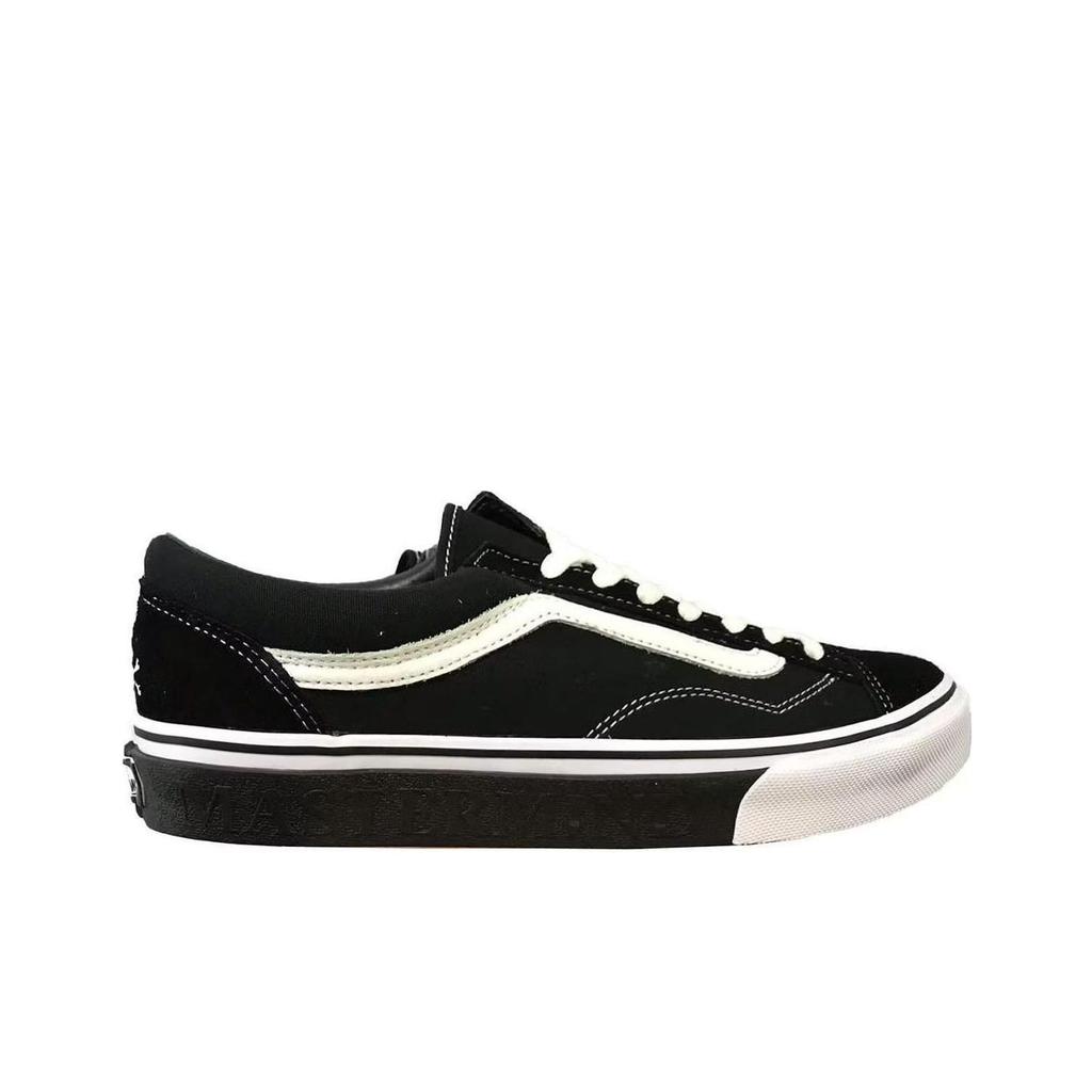 Vans Old Skool Low Top Skateboard Shoes Unisex Black White V360GMASTERMIND