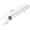 50 Pcs Disposable Dental Irrigation Syringe Curved Tip 12Ml Dentist Use Tip Diameter 1 9Mm Dentistry Material