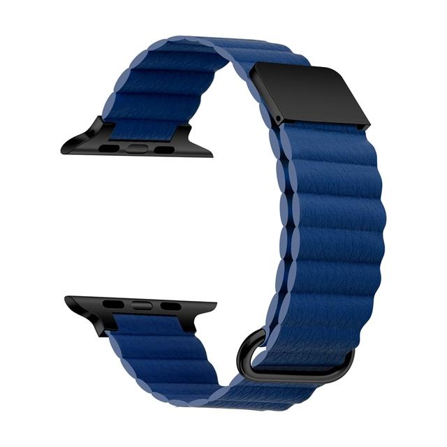 Geeignet für Apple Watch 8 Armband Apple Watch se/ultra/7. Generation iwatch6 Lederarmband magnetische Anziehungskraft Kreativität