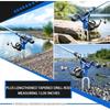 1Pcs Heavy Duty Portable Foldable Stand 360° Adjustable Fishing Rod Holder With Ground Spike For Bank