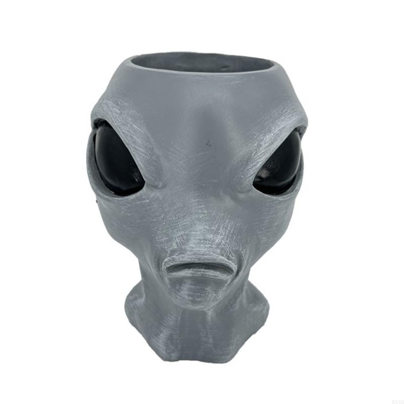 KX4B Садовые скульптуры инопланетян Суккуленты Цветочные горшки Садовые украшения China Mainland
