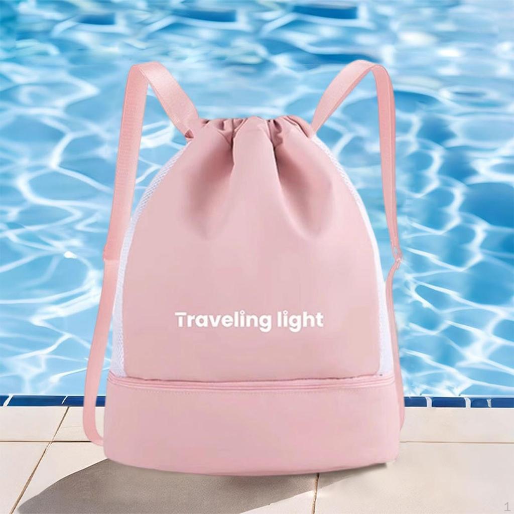 Swim Bag Organizer, Water Resistant, Portable, for Hiking, Swimming, Pool