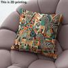 Boho African Wildlife Print Pillow Covers Pattern Cushion Cover Suitable for Sofa Bedroom Car Pillow Cover