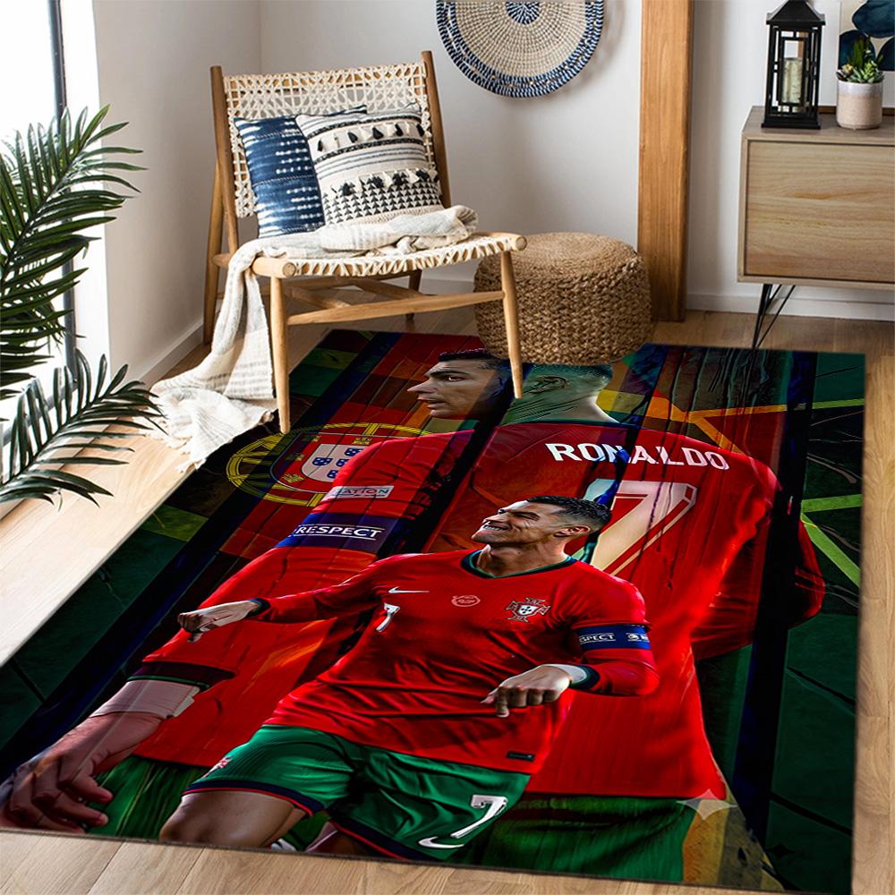 Welcome Cr7 Area Rug Perfect for Dormitory Balcony Foyer Study room Antislip Carpet Anime Office Decor Perfect Gift for Valentine's Wedding Birthday