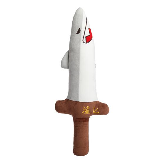 

Funny Shark Plush Toy with Swords Cute Punny Stuffed Animal Shark Doll Soft Hugging Pillow Gift for All Ages 15cm