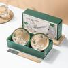 Ceramic Bowl and Chopstick Tableware Set