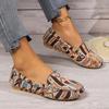 Spring/Summer 2024 Ethnic-Style Floral Colorblock Women's Casual Plus Size Shoes
