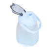 Sports Water Bottle with Straw Nozzle Shoulder Strap Water Bottle 1400ML Time Stamps Portable Large Water Bottle