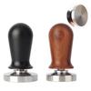 Stainless Steel Coffee Tamper Base Flat Bottom 51/53/58mm Detachable Non-Slip Coffee Leveler for Powder Press Ideal for Cafe Use