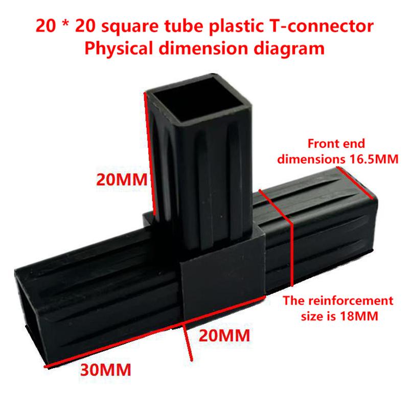 1/5Pcs 20Mm 2/3/4-/5-Way Cross Square Pipe Fittings 20X20Pipe Angle Code Hexagonal Through Plastic Fittings Abs Connector