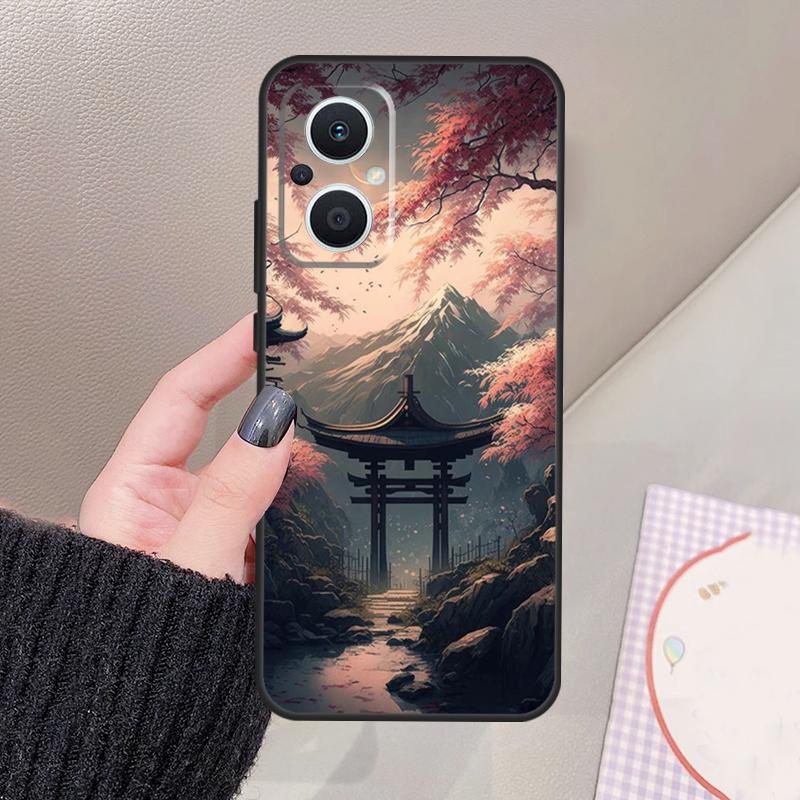 Cherry Blossom Funda For OPPO Reno 12 F 11F 13F 14F 10 13 14 15 Pro 7 8 Lite OPPO Find X8 X6 X5 X9 Pro Case