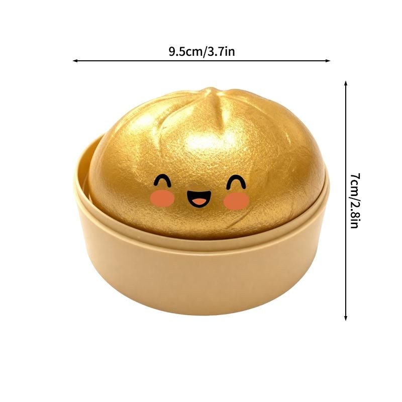 Squishy Glitter Dumpling Simulation Dumpling Stress Relief Fidget Gifts Squeeze Ball Soft Decompression Favor Gift Home Ornament