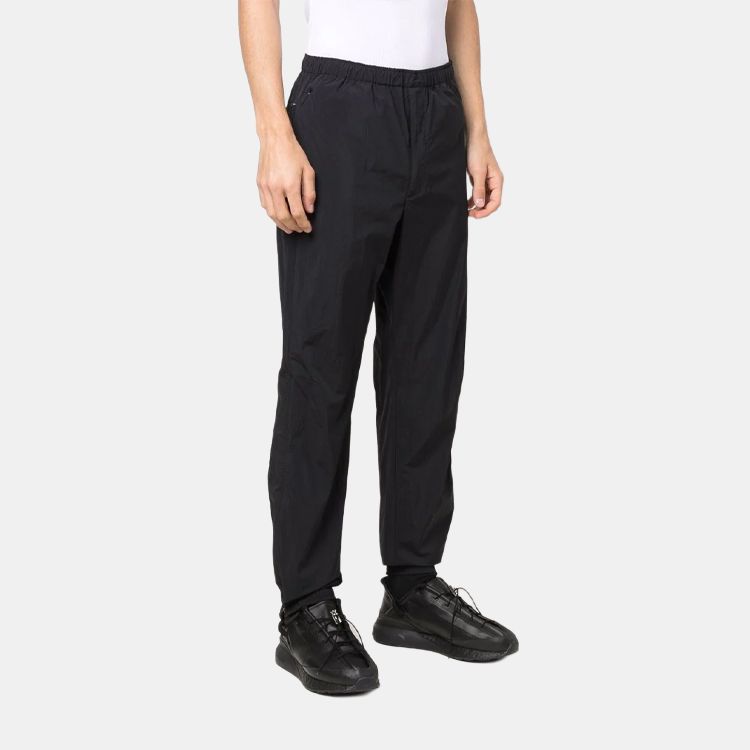 Y-3 Pantaloni Sport Bărbați Culoare Solidă Talie Elastică FW21 Pantaloni Negri HH8904