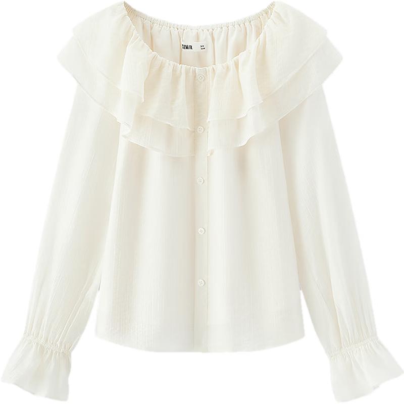 Semir Women s Ruffle Lantern Sleeve Shirt XXL