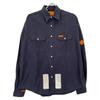 Wrangler WS9245xN Hollywood Flame Resistant Shirt Indigo Shirt tops 36 NavyUsed