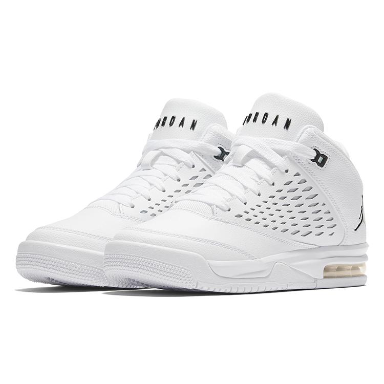 Jordan Flight Origin 4 White Black GS 921201-100