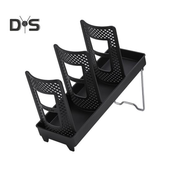 

Регулируемый держатель для стаканов, диспенсер для одноразовых стаканов со съемными панелями, органайзер для стаканов для напитков в гостиной, кофейные капсулы, соломинки Unilateral чёрный