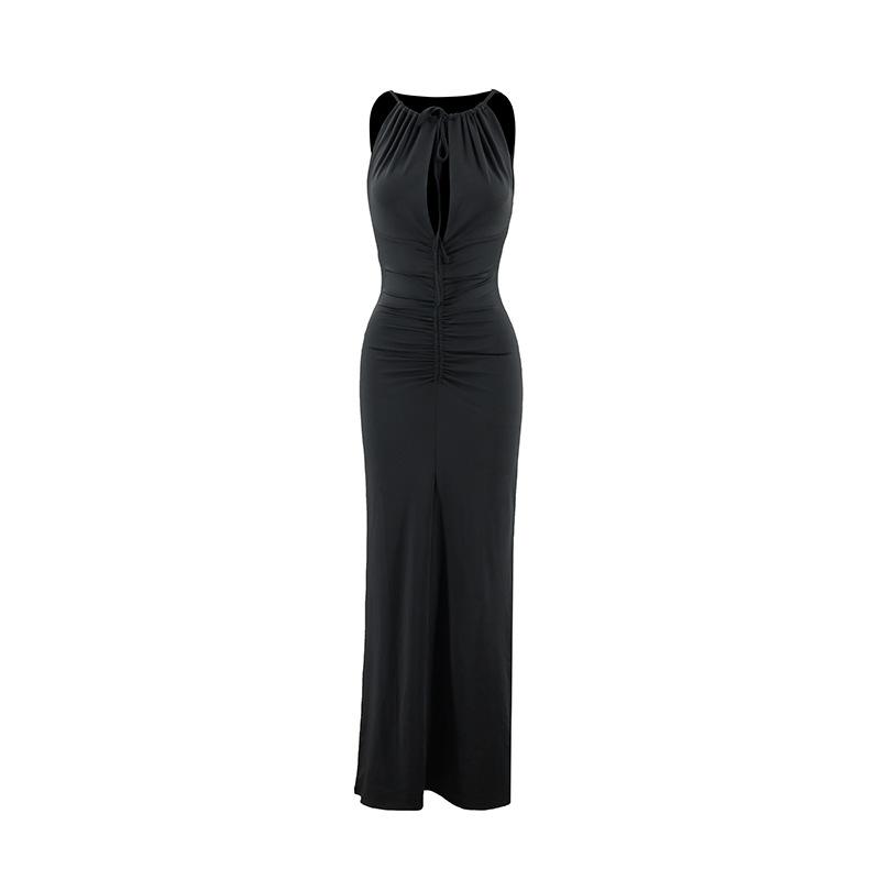 

Summer Women s Fashionable, Sexy, Form-fitting Long Dress S