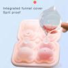 2/4/6 Grids Kawaii Bear Silicone Ice Cube Making Molds Summer Relieve the Heat Ice Cube Trays Mold To Make DIY Drink Ice Coffee
