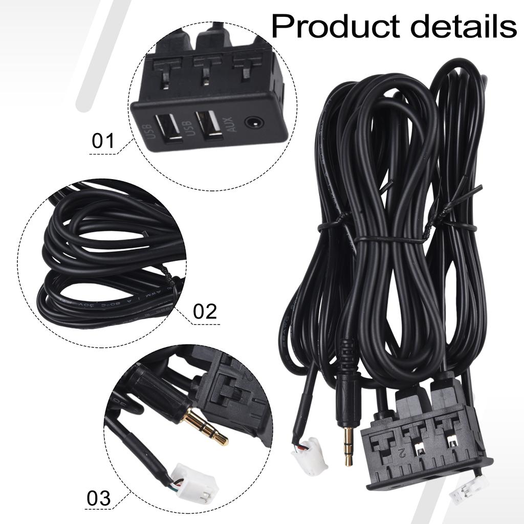AUX Socket Easy To Install Easy To Use For Most Cars