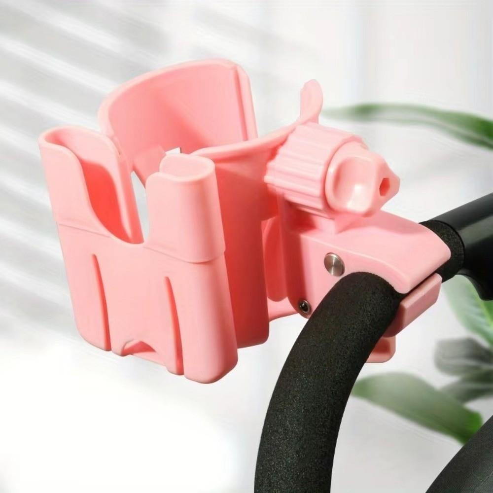 Quick Release Stroller Water Bottle Organizer with Phone Holder Trolley Drinks Holder Trolley