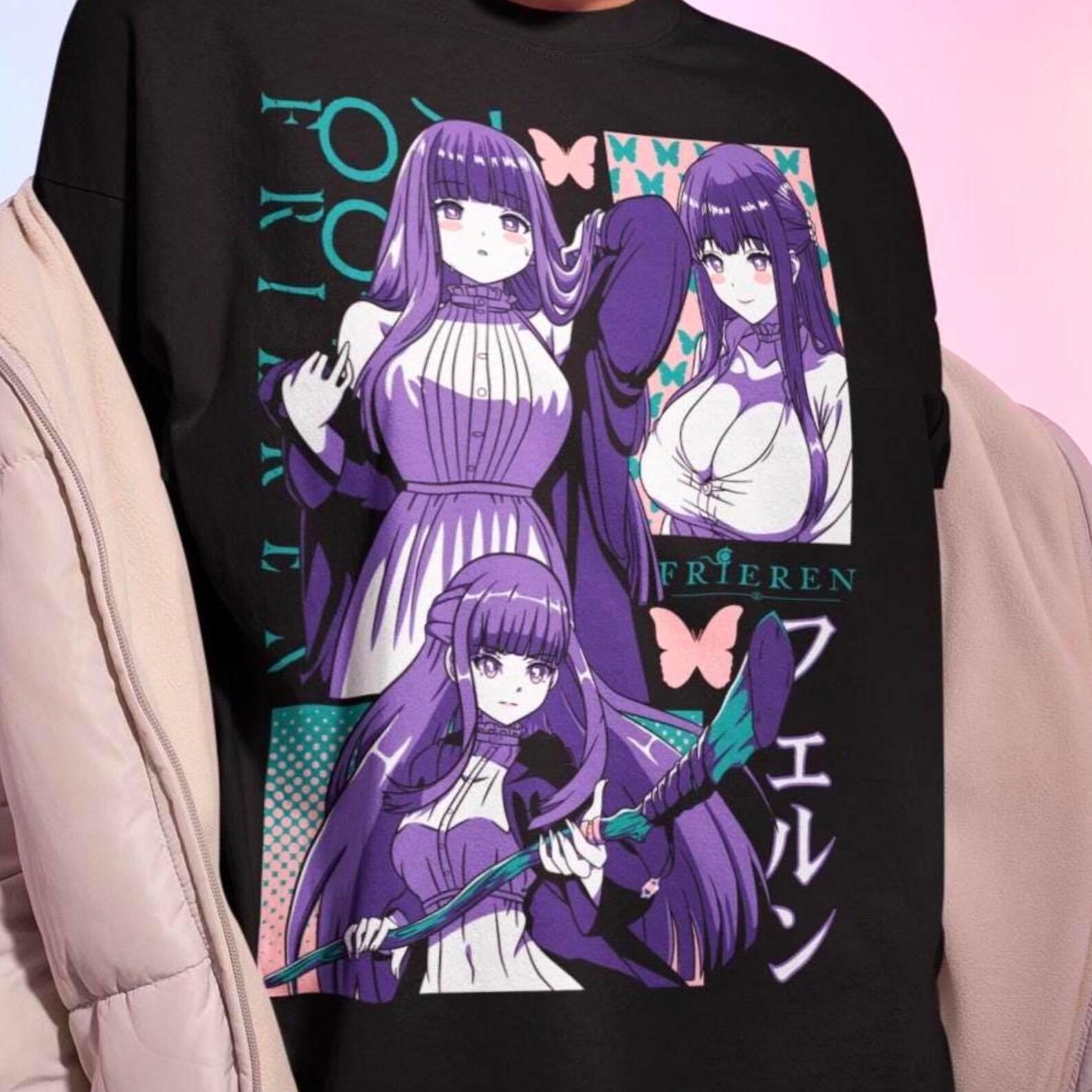 Fern from Frieren Tshirt - Sousou No Frieren Shirt,Anime Tee,Himmel,Mimic,Stark S