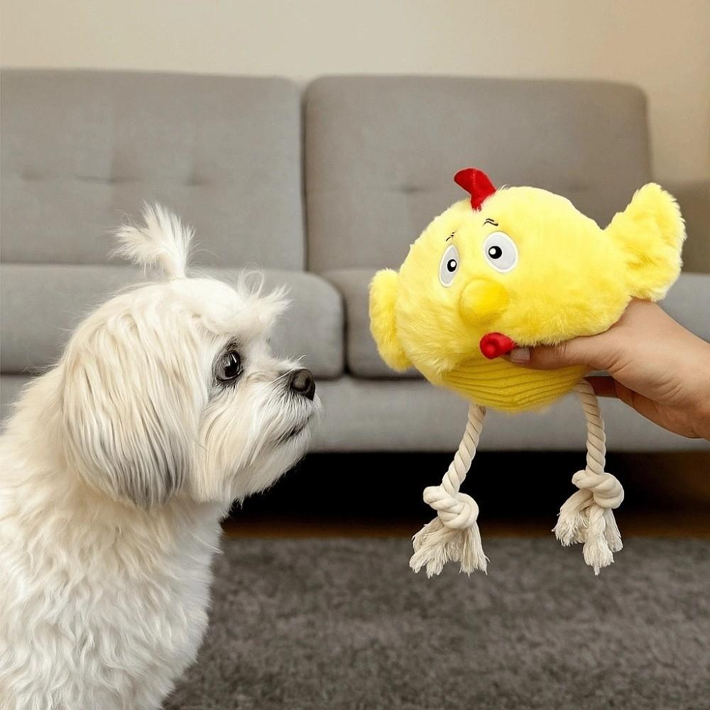 Creative Squeaky Dog Toy Animal Shape Pet Chew Plush Toy Pet Interactive Toys  Relieve Boredom