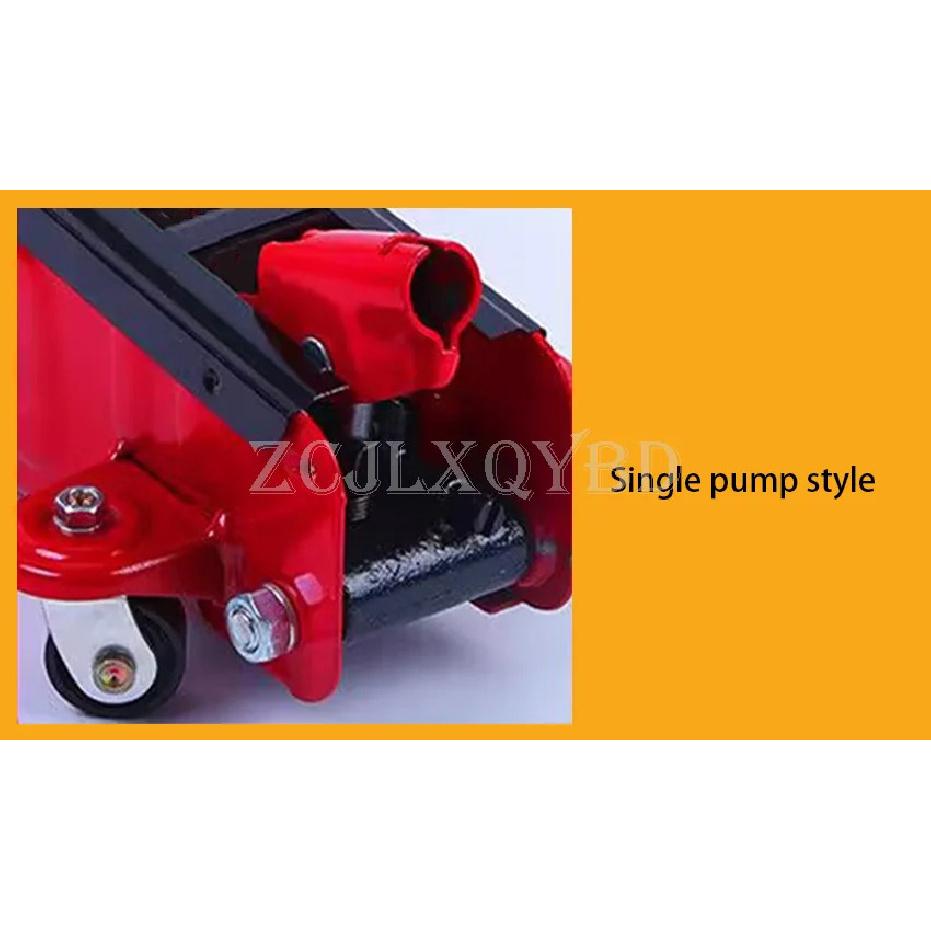 Auto PKW LKW SUV Manuell Hydraulisch Bodenheber Wagenheber Radständer Auto Reifenreparatur 2,5T Extrem Niedrige Position Einzelpumpe