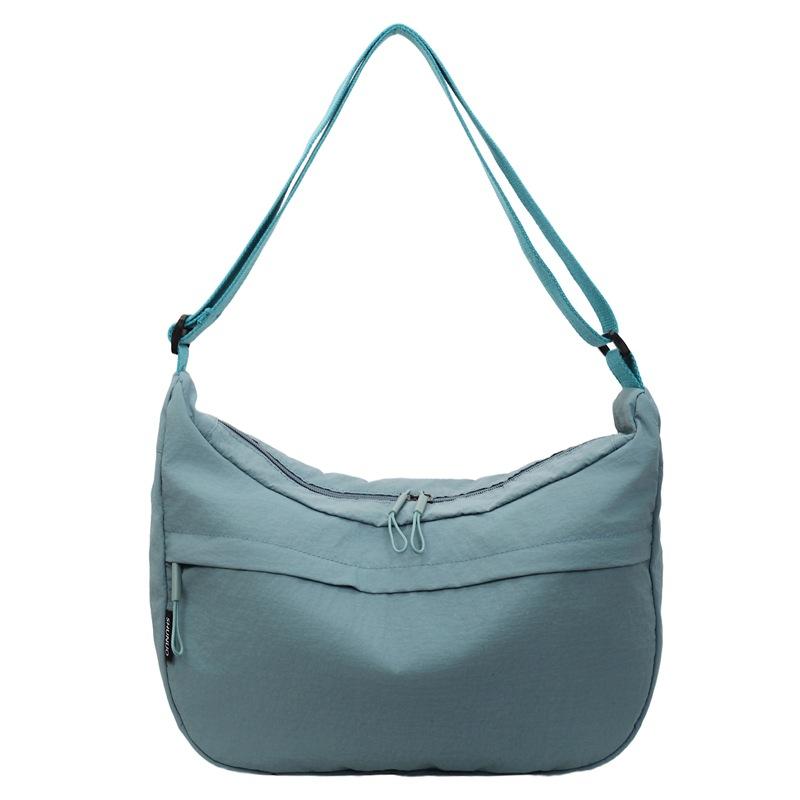 

Женская наплечная сумка большой вместимости, сумка кроссбоди, легкая сумка-хобо синий