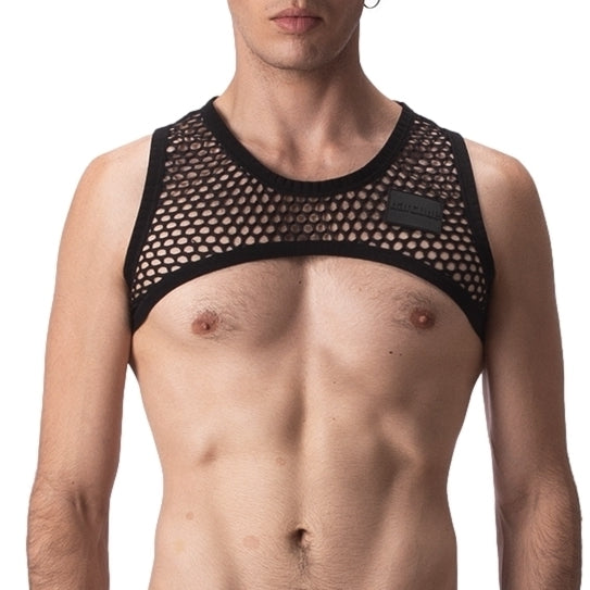 Nissa Black Mesh Harness - Barcode Berlin - Harness
