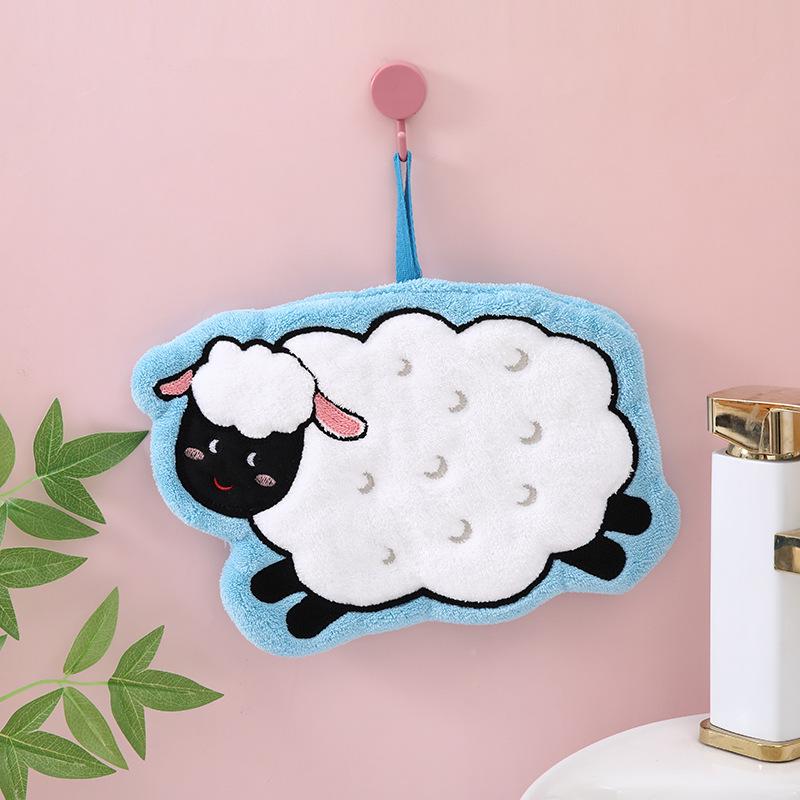 Große Gans Niedliches Korallenfleece Hängehandtuch für Küche & Badezimmer