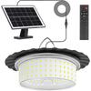 244 LED Solar Pendant Light Solar Powered 360° Wide Angle Lighting Courtyard Sensing Lamp Motion Sensor 5 Modes