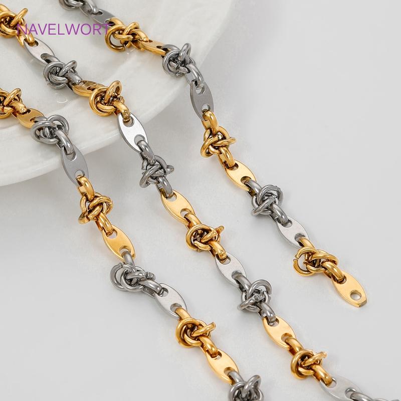 0.5-1 Meter Gold Stainless Steel Large Heavy Oval Chain,Bulk Cable Chains For Jewellery,Handmade DIY Bracelet Necklace Materials